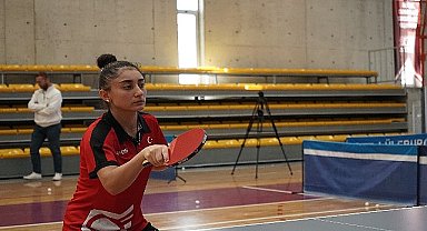 Para Masa Tenisi Milli Takımı olimpiyatlara Lüleburgaz'da hazırlanıyor