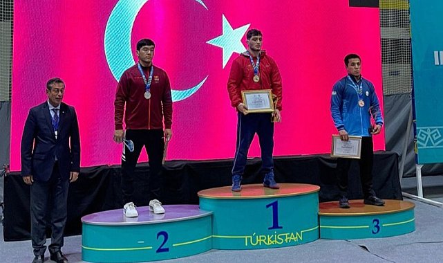 Sakaryalı sporcudan Kazakistan'da Milli gurur