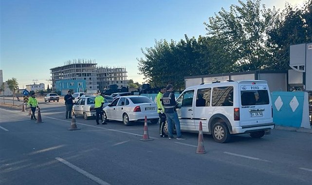Şanlıurfa’da asayiş ve trafik uygulaması
