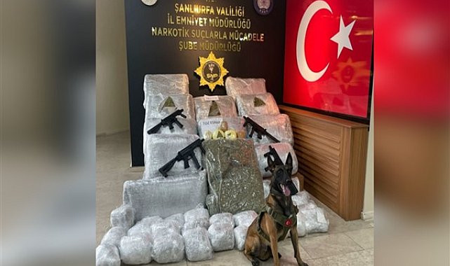 Şanlıurfa'da uyuşturucu operasyonu
