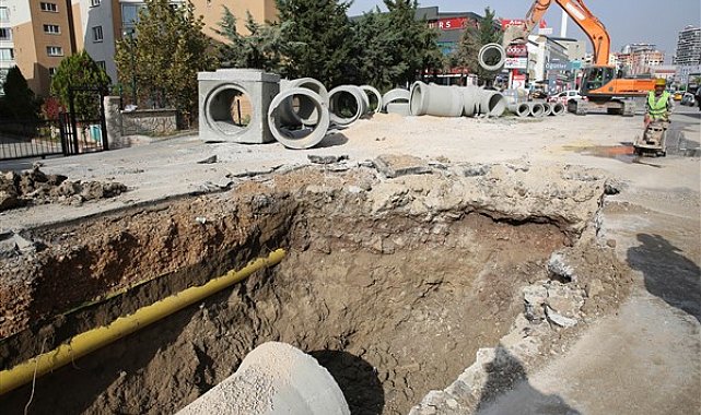 Şehit Mehmet Çavuş Caddesi’nde çalışmalar başladı
