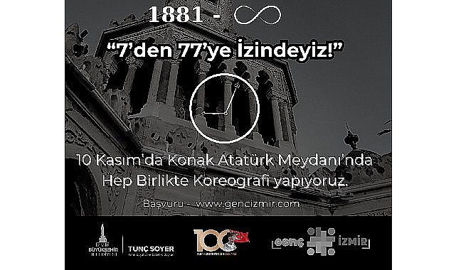 Sen de koreografiye katıl 7'den 77'ye İzindeyiz