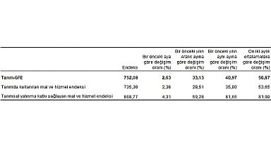 Tarımsal girdi fiyat endeksi (Tarım-GFE) yıllık yüzde 40,97, aylık yüzde 2,63 arttı