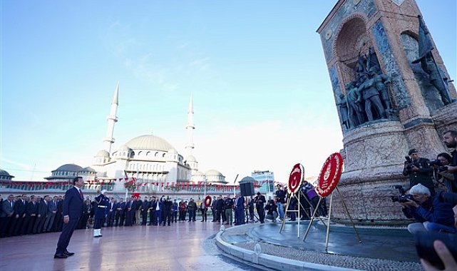 Ulu Önder Mustafa Kemal Atatürk, Taksim’de anıldı