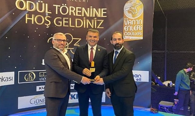 “Van’ın Ekonomisine Katkı Sağlayan En Başarılı Kuruluş” ödülüne layık görüldü
