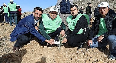 Yahyalı'da binlerce fidan toprakla buluştu