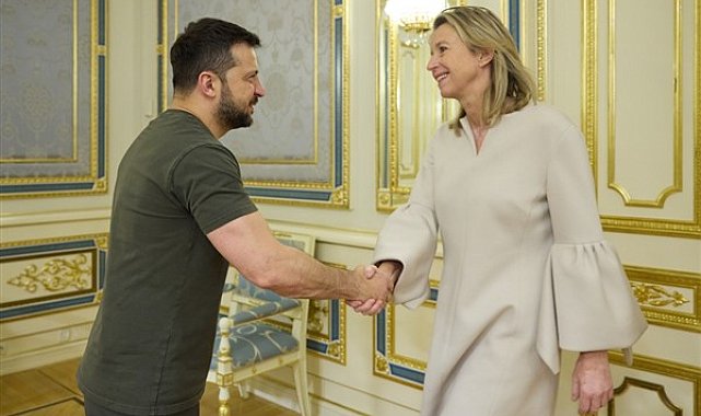Zelenski, Hollanda Savunma Bakanı Ollongren’i ağırladı