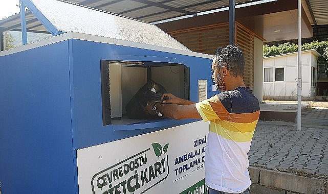 Zirai ambalaj atıkları toplama otomatlarının sayısı arttırıldı