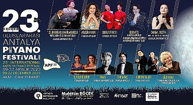 23. Uluslararası Antalya Piyano Festivali Başlıyor