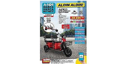 7 Aralık Günü A101'den Tüketicilere Elektrikli Moped Sürprizi