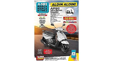 A101 14 Aralık'ta Motosiklet Satacak