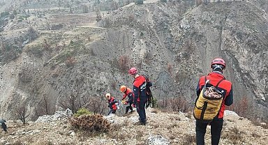 AFAD ekiplerine Adıyaman'ın sarp kayalıklarında eğitim