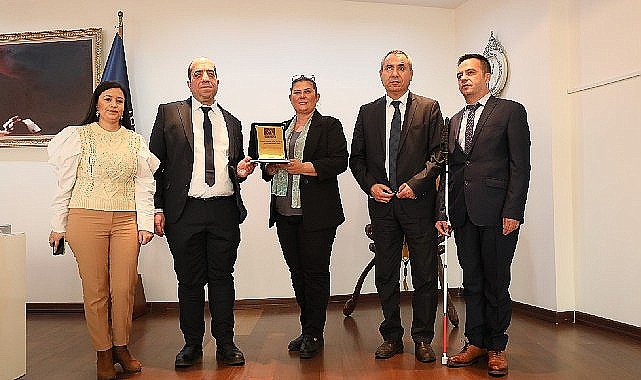 Altı Nokta Körler Derneği'nden Başkan Çerçioğlu'na ziyaret