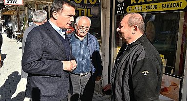 Başkan Abdullah Özyiğit çalışmaları yerinde inceledi, vatandaşlarla buluştu 