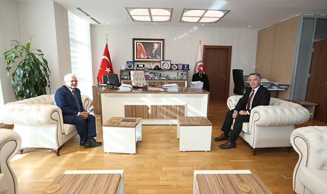 Başkan Büyükkılıç, 1’inci İdare Mahkemesi Başkanı Ayrancı’yı ziyaret etti