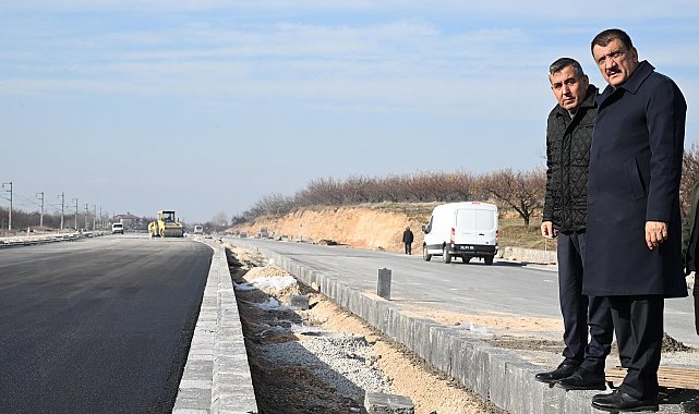 Başkan Gürkan, Kuzey Kuşak Yolu’na yapılan bağlantı yollarını yerinde inceledi