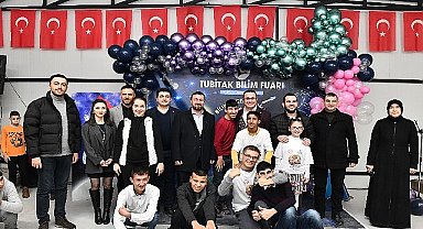 Başkan Kanar, TUBİTAK 4006 bilim fuarı'nda 