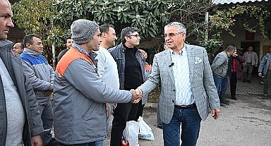 Başkan Topaloğlu belediye personelinin yeni yılını kutladı