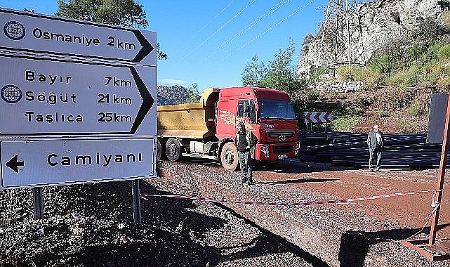 Bozburun İçme Suyu hattının 2 Bin 500 Metresi Tamamlandı