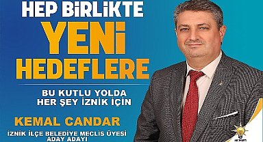 Bu kutlu yolda İznik için bende varım