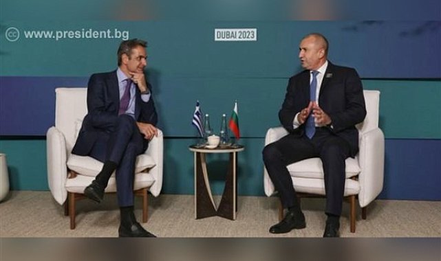 Bulgaristan Cumhurbaşkanı Radev, Yunanistan Başbakanı Mitsotakis ile görüştü