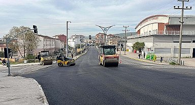 Büyükşehir'den Körfez'in caddelerine estetik dokunuş