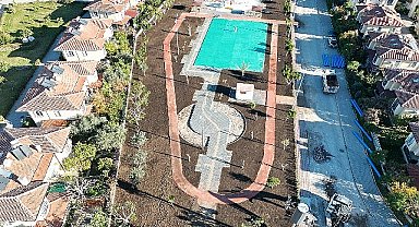 Çamyuva'da 2 bin 950 metrekarelik park projesinde sona doğru