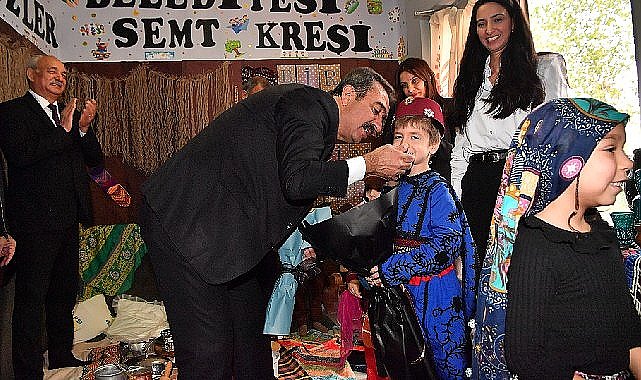 Çocuklardan yerli malı haftası etkinliği
