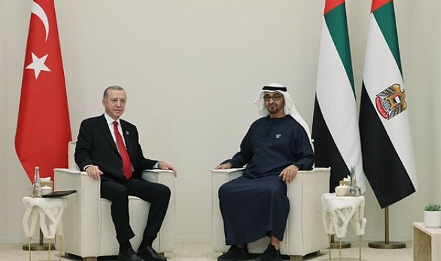 Cumhurbaşkanı Erdoğan, Birleşik Arap Emirlikleri Devlet Başkanı Al Nahyan ile görüştü