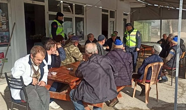 Edirne'de Trafik Jandarmas'ından 'güvenli araç' eğitimi