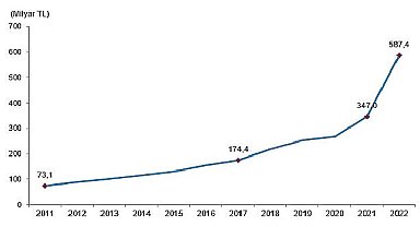 Eğitim harcamaları 2022 yılında 587 milyar 438 milyon TL oldu