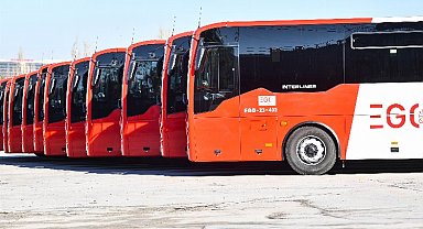 Esenboğa'ya bagaj tasarımlı yeni ego otobüsleri