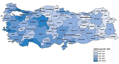 Gayrisafi Yurt İçi Hasıladan (GSYH) en yüksek payı yüzde 30,4 ile İstanbul aldı
