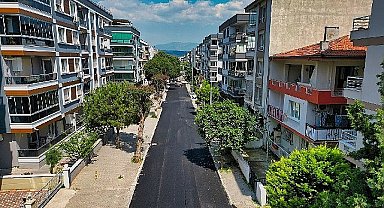 Gaziemir'in yollarında yoğun çalışma