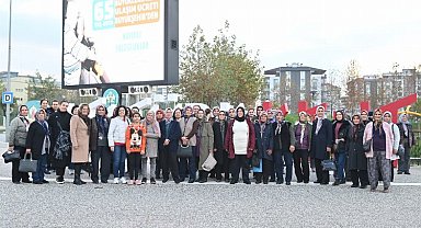 Gölmarmaralı kadınlar Manisa'da ağırlandı