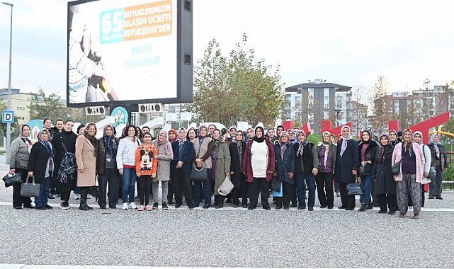 Gölmarmaralı kadınlar Manisa'da ağırlandı