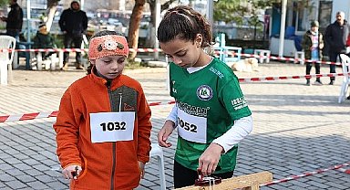   Gölyazı'da oryantiring yarışları renkli anlara sahne oldu