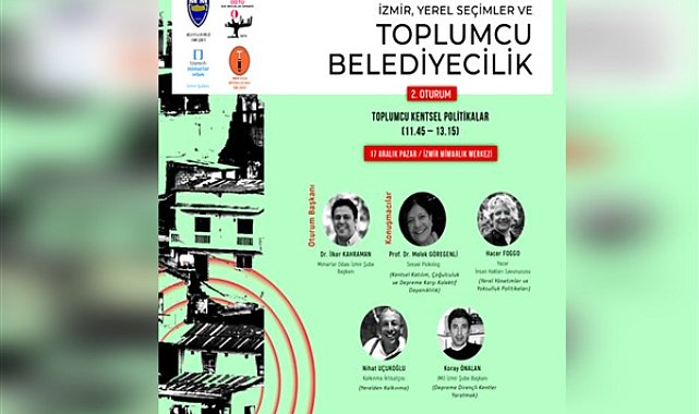 Halk için toplumcu belediyecilik tartışılacak