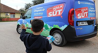 Halk Süt Projesi'nden 23 bin 116 çocuk faydalandı