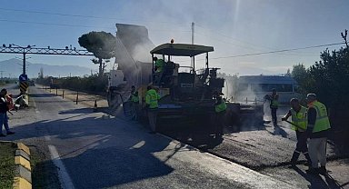 Hatay'da tehlike arz eden yollara bakım