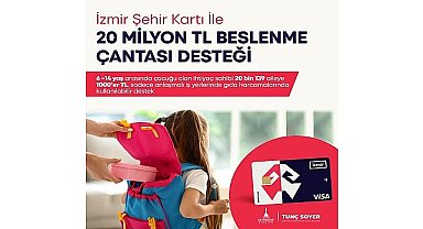 İzmir Büyükşehir Belediyesi'nden 20 bin aileye 20 milyonluk destek
