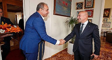 İzmir Veteriner Hekimleri Odası'ndan Soyer'e destek ziyareti  Özkan: “En büyük şansımız Tunç Başkan