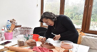 Kartepe'de seramikten sanata 