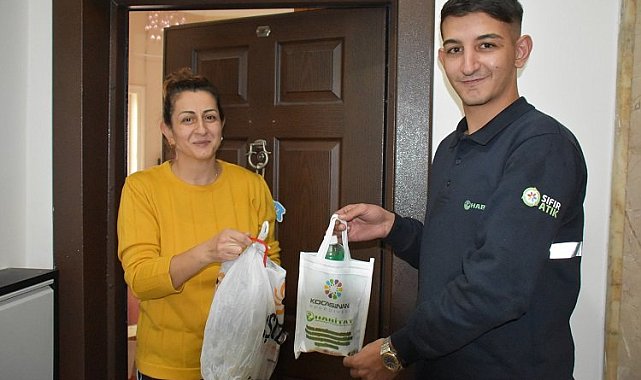 Kayseri Kocasinan'dan geri dönüşüme hediye
