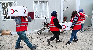 Kızılay'dan 1.2 milyon depremzedeye kış yardımı