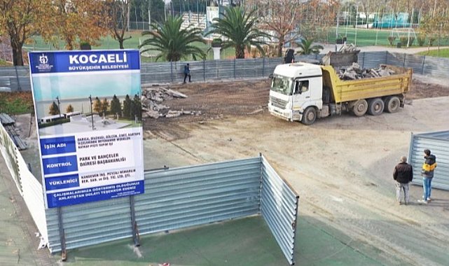 Kocaeli Büyükşehir'den bir skate park da Doğu Kışlaya