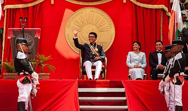 Madagaskar Cumhurbaşkanı Rajoelina, Xi'nin özel elçisi Hu Chunhua'yı kabul etti