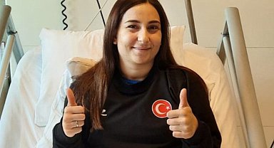 Milli hentbolcu Beyza, ön çapraz bağ ameliyatı oldu