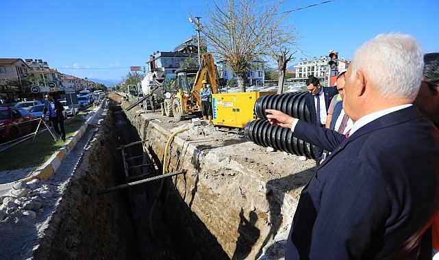 Muğla Büyükşehir Belediyesi'nden altyapıya yatırım