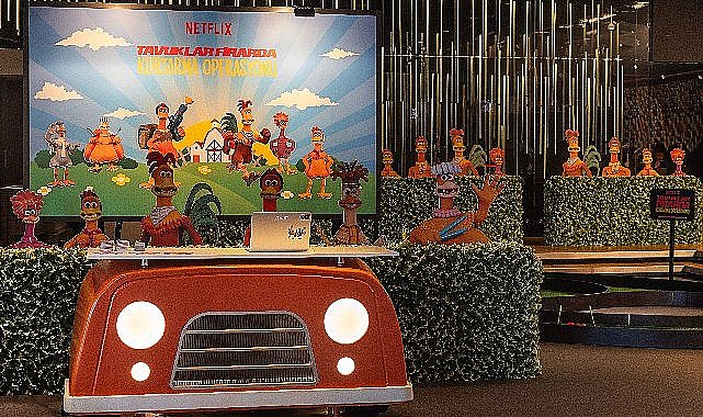 Netflix'in yeni animasyon filmi Tavuklar Firarda: Kurtarma Operasyonu'nun özel gösterimi İstanbul'da gerçekleşti